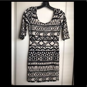 Windsor Bodycon mixed print Dress